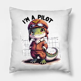 Crocodile Pilot Pillow