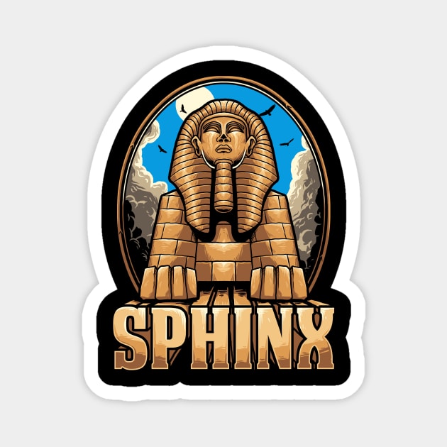 Sphinx Mythical creature Magnet by mrgeek