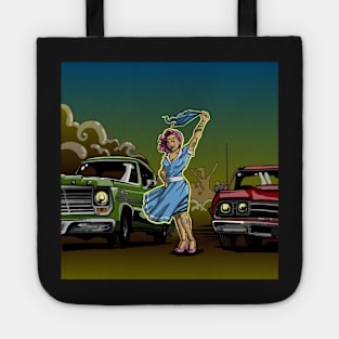 The Gasoline Queen or Race at Twilight grosvenordesign grosvenor John Tote