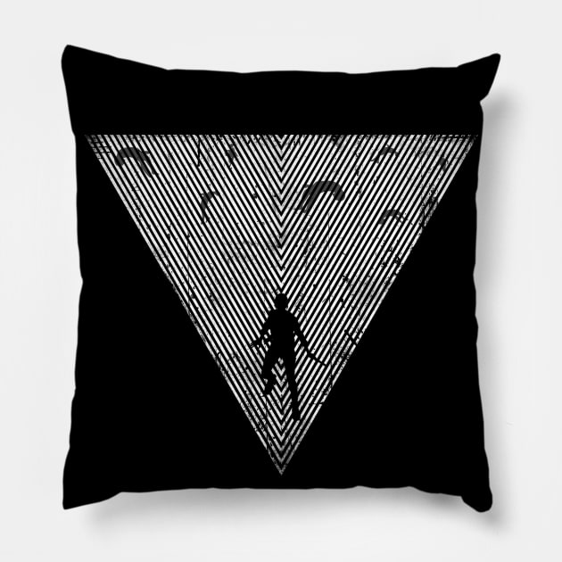 Take Control (Version Grunge) Pillow by Taki93