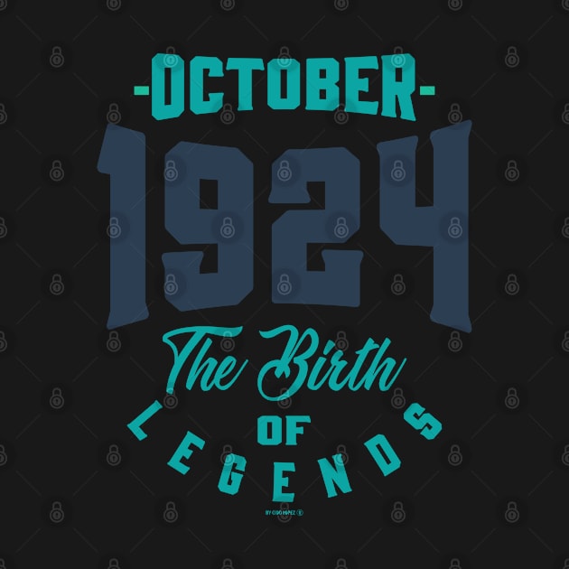 If you are born in October 1924. This shirt is for you! by C_ceconello