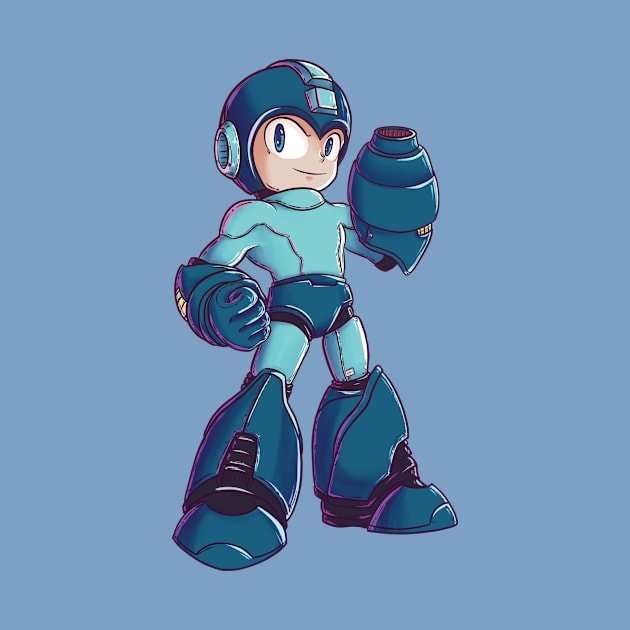 Phill's Doodles Megaman by lipebello