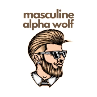 Masculine Alpha Wolf Mentality T-Shirt