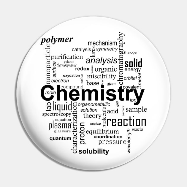 Chemistry Pin by Polyart