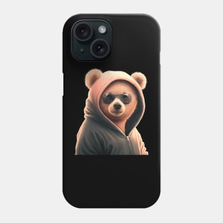 Bear in a hoodie Phone Case