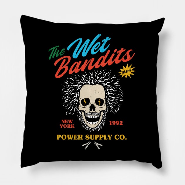 The Wet Bandits Pillow by SunsetSurf