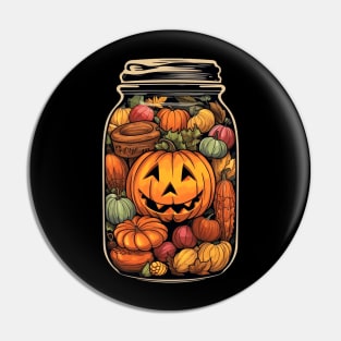 Autumn Candy Jar Pin