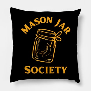 Mason Jar Society Canning Season Pillow