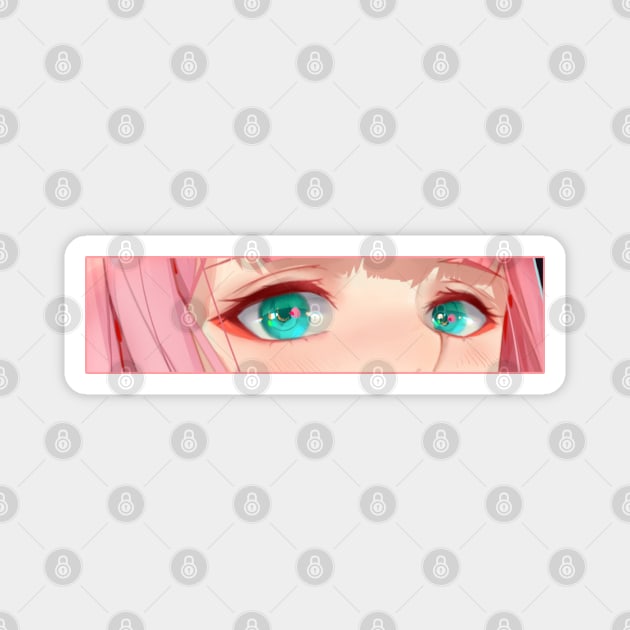 Lewd Zero Two Eyes Magnet by cocorf