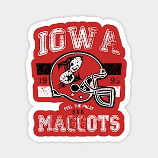 IOWA MAGGOTS (RED) Magnet