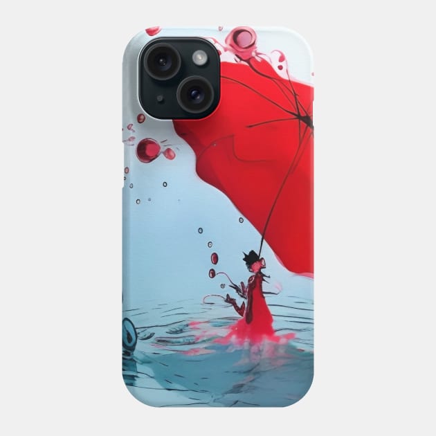 Under the red umbrella Phone Case by rolffimages