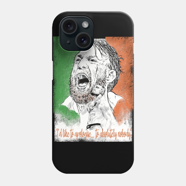 Conor Mc Gregor apologies Phone Case by Paskalamak