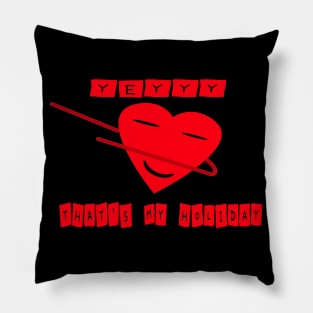 valentine's day dabbing heart Pillow