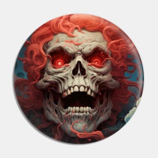 The Red Sun and the Ancient Gods Pin