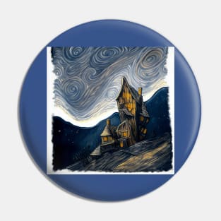 Starry Night Above The Shrieking Shack Pin