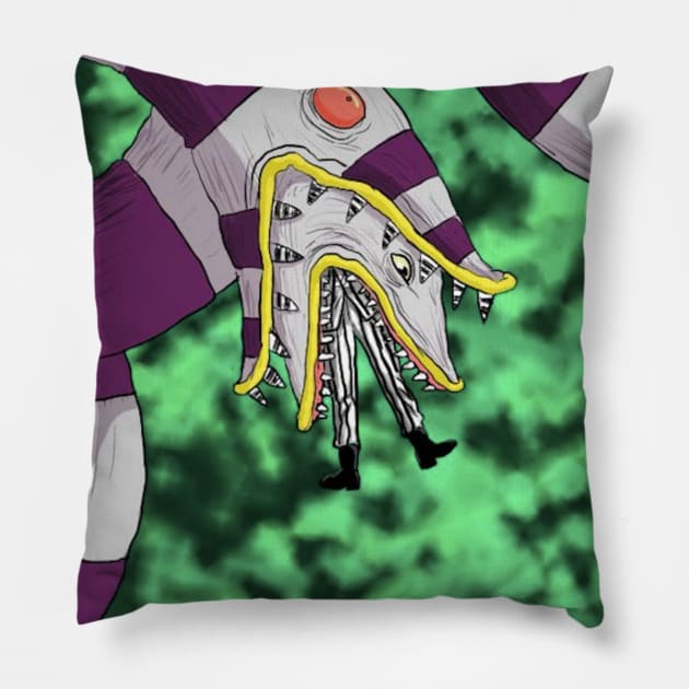 SandWorm- BeetleJuice Pillow by Barrel93