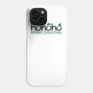 hohoho Merry Xmas - Green Phone Case