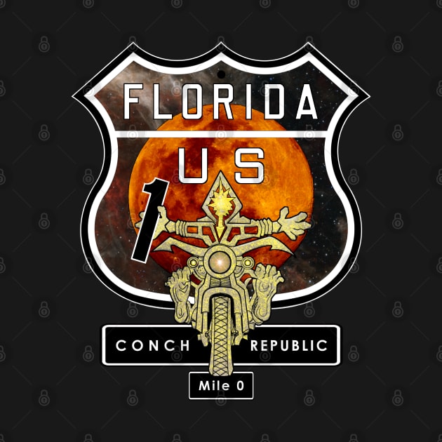 Conch Republic Motorcycle Vacation Florida US Highway One by The Witness