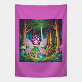 Fairy in the Forest Tapestry