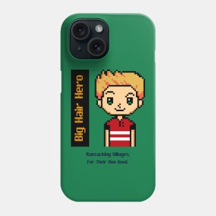 Big Hair Video Game Hero Phone Case