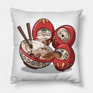 Japan's Daruma Doll Ramen Pillow