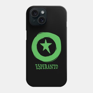 Esperanto Round Flag Phone Case