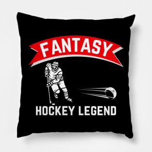 Fantasy Hockey Legend Pillow