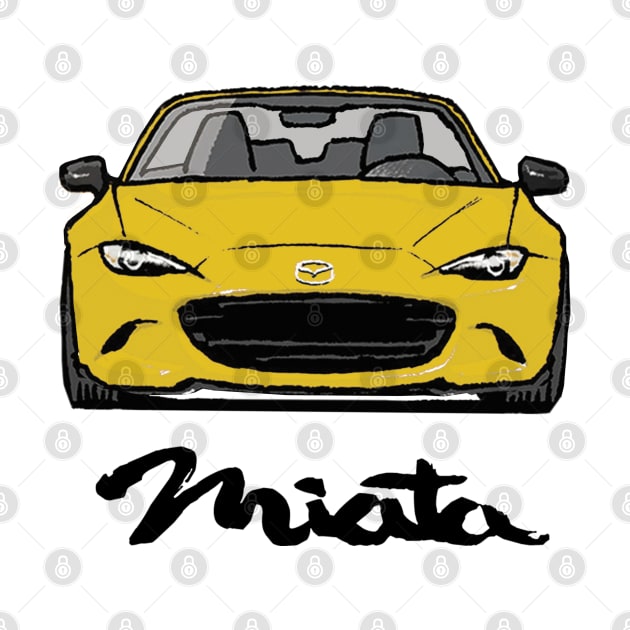MX5 Miata ND Yellow by Woreth