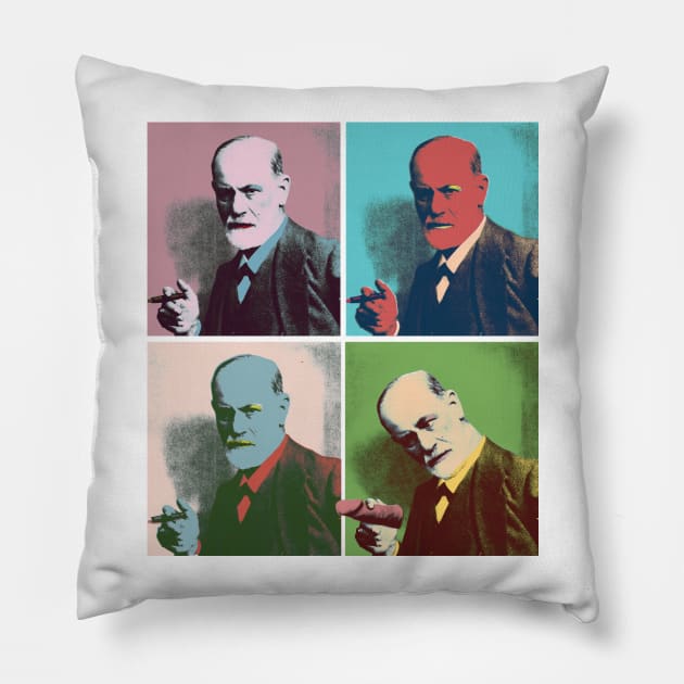 Sometimes a Cigar... Pillow by Dead Philosophers in Heaven