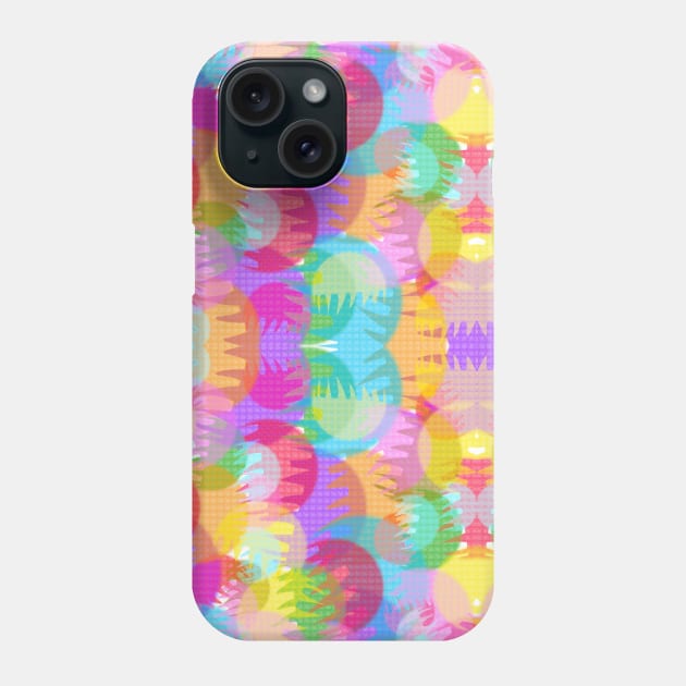 SPARKLY COLOURED SHAPES PATTERN Phone Case by FLOWER_OF_HEART