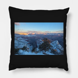 Grand Canyon in Winter Pillow