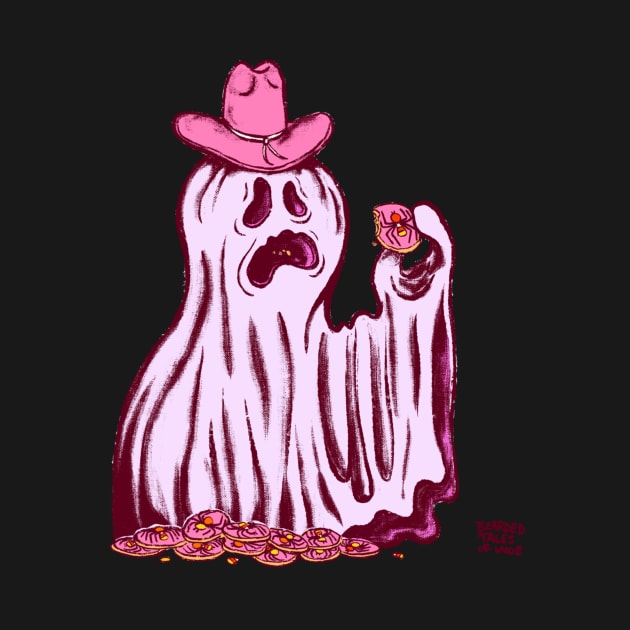 Monster Cookie Ghost Cooke pink by Bearded Tales Of Woe