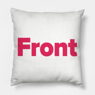 Front and back design - colour Pillow