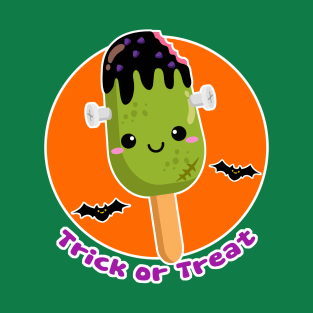 Cute Halloween Frankenstein Ice Cream T-Shirt