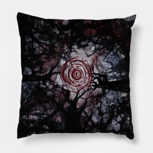 Glitched Forest Pillow