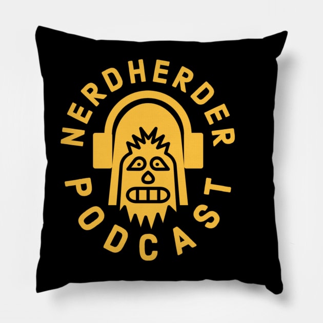 Nerdherder Podcast Pillow by Nerdherder