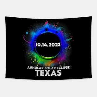 Annular Solar Eclipse October 14 2023 Texas Tapestry