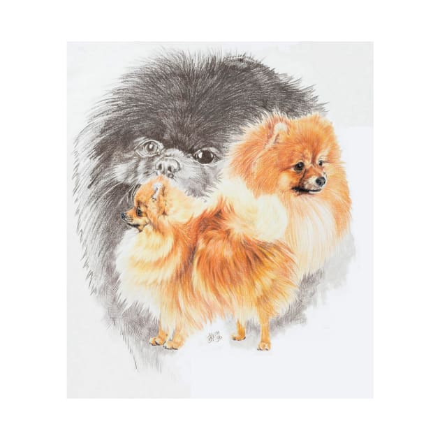 Pomeranian Medley by BarbBarcikKeith