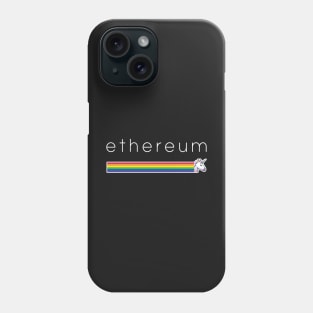 Ethereum + Unicorn + Rainbow Triplet Phone Case