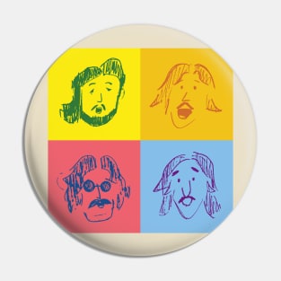 Fab Four! Pin