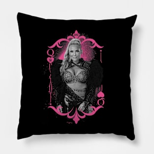 Natalya Queen of Harts Pillow