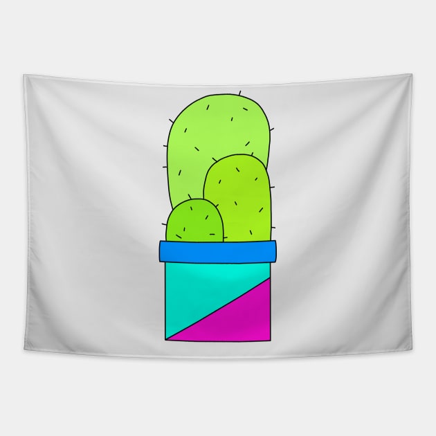 Cute Cactus Design #53: Cactus Family Tapestry by DreamCactus