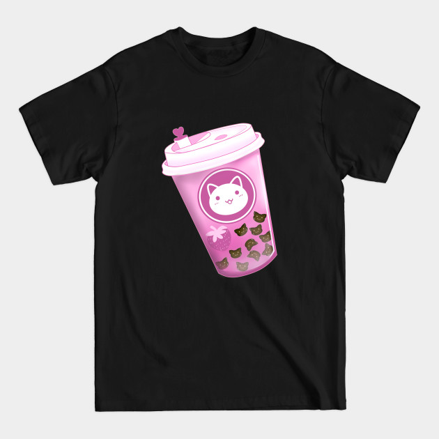 Disover Neko Boba Strawberry - Neko Boba Strawberry - T-Shirt