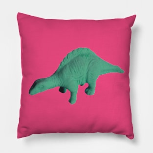 Photograph of Green Dinosaur Toy Eraser Pillow