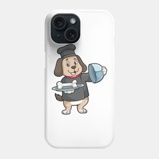 Dog as Chef with Platter & Bones Phone Case