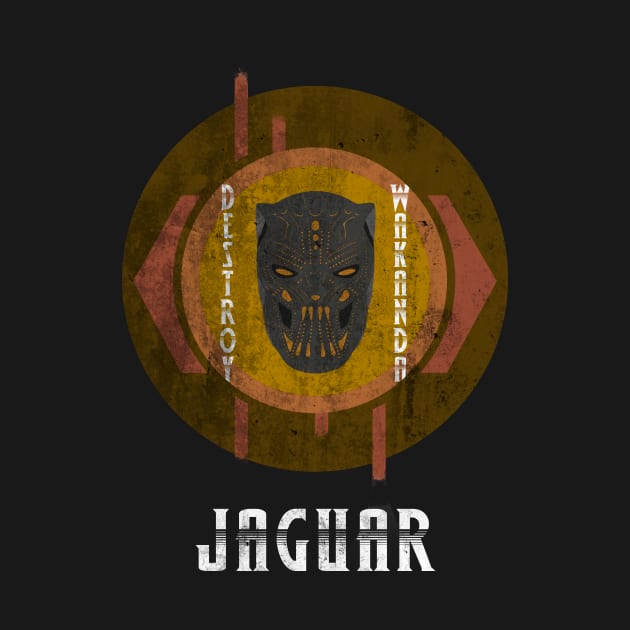 Golden Jaguar Variant T-Shirt by alarts