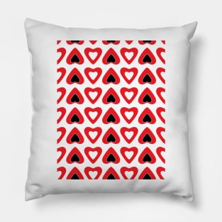 A Love Pattern of Hearts Pillow