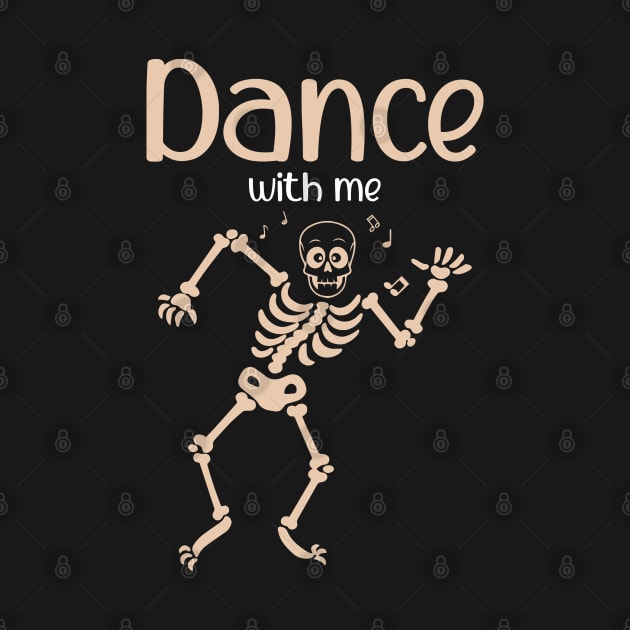 halloween dancing skeleton by MissSwass