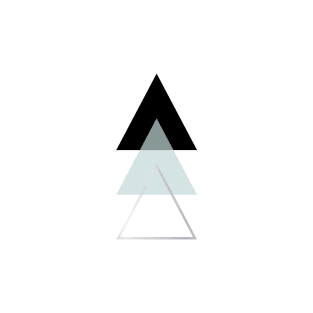 Modern Triangles Art T-Shirt