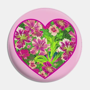 Mod Hibiscus Island Love Pin